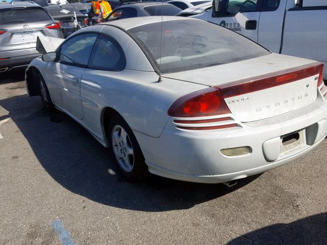 4B3AG42G82E151840 - 2002 DODGE STRATUS SE SILVER photo 3