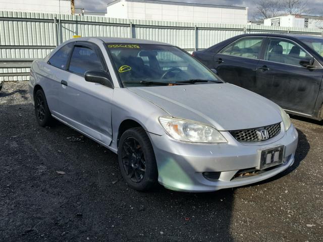 1HGEM21184L035212 - 2004 HONDA CIVIC DX V SILVER photo 1