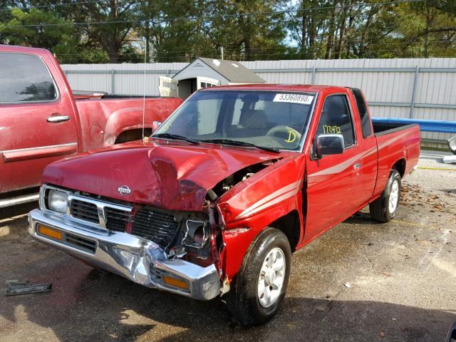 1N6SD16S5VC317710 - 1997 NISSAN TRUCK KING RED photo 2