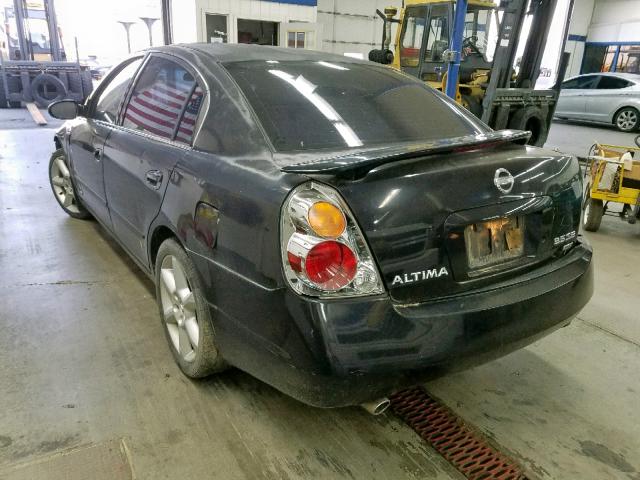 1N4BL11D63C154602 - 2003 NISSAN ALTIMA SE BLACK photo 3