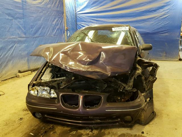 1G2NE52M0VM563882 - 1997 PONTIAC GRAND AM S PURPLE photo 9