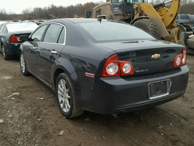 1G1ZE5EB5AF265603 - 2010 CHEVROLET MALIBU LTZ შავი ფოტო 3