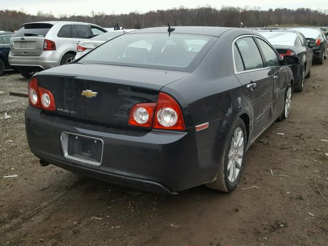 1G1ZE5EB5AF265603 - 2010 CHEVROLET MALIBU LTZ შავი ფოტო 4