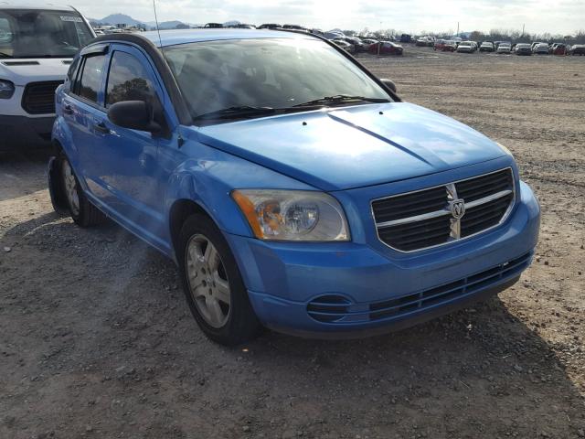 1B3HB48B78D574630 - 2008 DODGE CALIBER SX BLUE photo 1