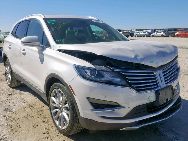 5LMCJ3C98HUL44601 - 2017 LINCOLN MKC RESERV BEIGE photo 1