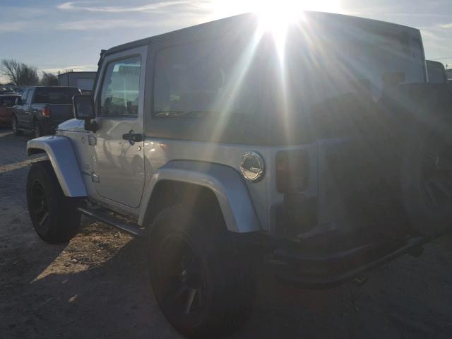 1J4FA54128L567676 - 2008 JEEP WRANGLER S SILVER photo 3