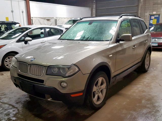 WBXPC93447WF21261 - 2007 BMW X3 3.0SI TAN photo 2