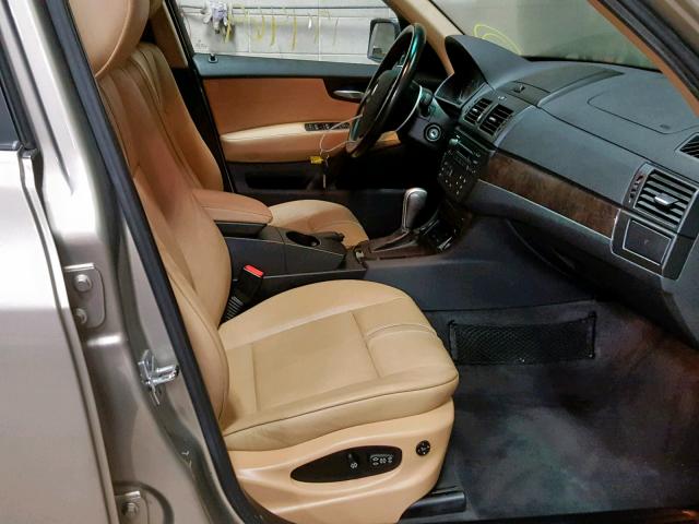 WBXPC93447WF21261 - 2007 BMW X3 3.0SI TAN photo 5