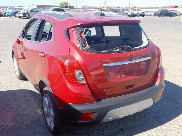 KL4CJASBXFB270164 - 2015 BUICK ENCORE RED photo 3