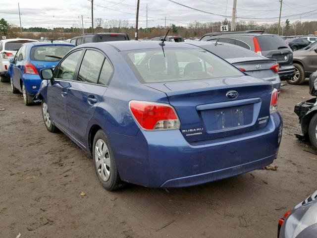 JF1GJAA65DH008113 - 2013 SUBARU IMPREZA BA BLUE photo 3