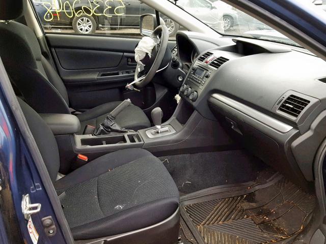 JF1GJAA65DH008113 - 2013 SUBARU IMPREZA BA BLUE photo 5