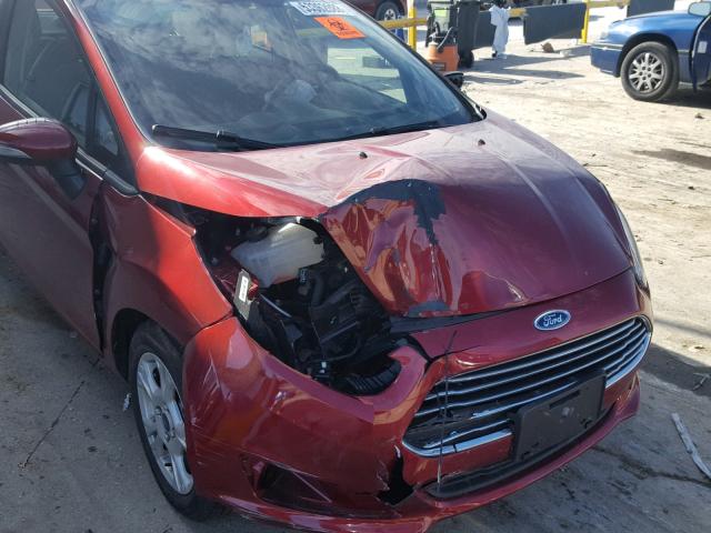 3FADP4BJ4GM178470 - 2016 FORD FIESTA SE RED photo 9