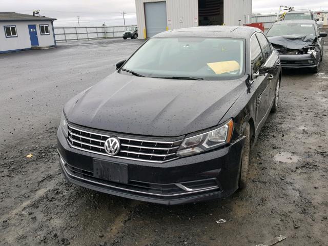 1VWBT7A34GC059737 - 2016 VOLKSWAGEN PASSAT SE BLACK photo 2