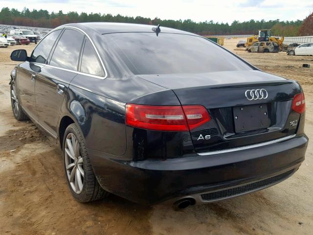 WAUKGAFB7BN035625 - 2011 AUDI A6 PRESTIG BLACK photo 3