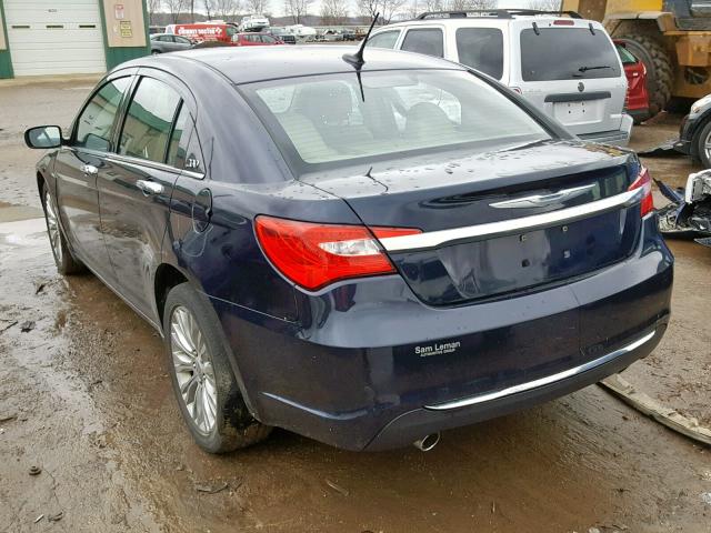 1C3CCBCG6CN116873 - 2012 CHRYSLER 200 LIMITE BLACK photo 3