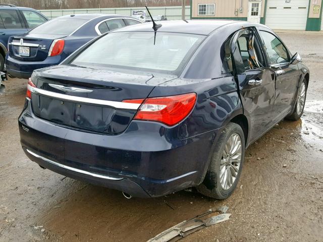 1C3CCBCG6CN116873 - 2012 CHRYSLER 200 LIMITE BLACK photo 4