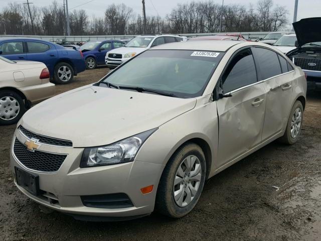 1G1PC5SHXC7111830 - 2012 CHEVROLET CRUZE LS GOLD photo 2