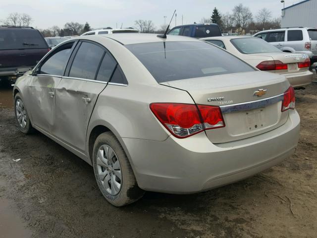 1G1PC5SHXC7111830 - 2012 CHEVROLET CRUZE LS GOLD photo 3