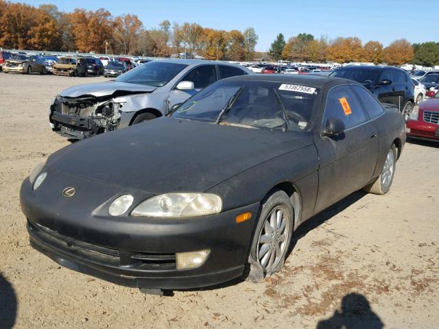 JT8UZ30CXP0034457 - 1993 LEXUS SC 400 BLACK photo 2