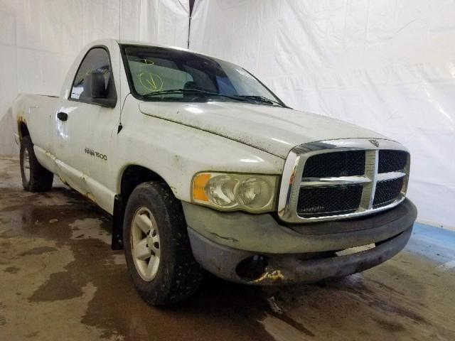 1D7HA16N13J614777 - 2003 DODGE RAM 1500 S WHITE photo 1