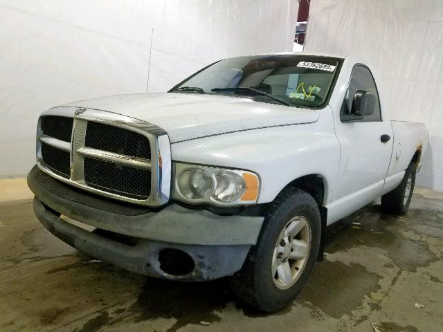 1D7HA16N13J614777 - 2003 DODGE RAM 1500 S WHITE photo 2