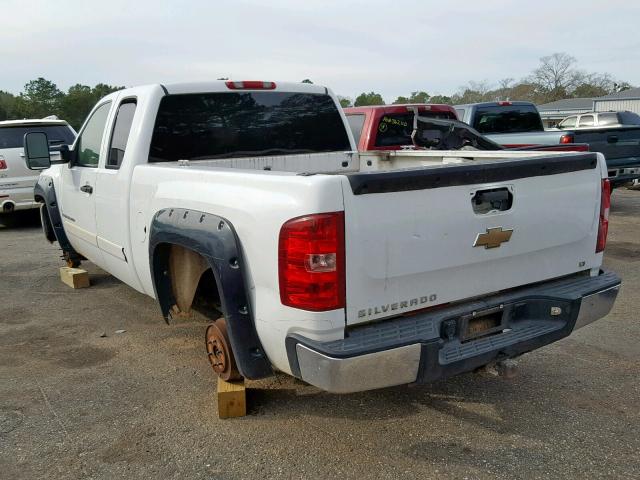 1GCEC19C77Z501053 - 2007 CHEVROLET SILVERADO WHITE photo 3