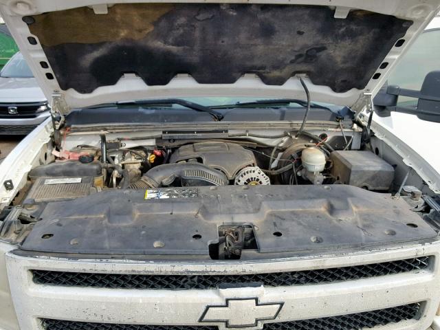 1GCEC19C77Z501053 - 2007 CHEVROLET SILVERADO WHITE photo 7