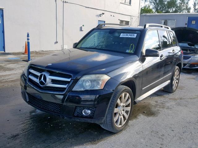 WDCGG8HB8AF467559 - 2010 MERCEDES-BENZ GLK 350 4M BLACK photo 2