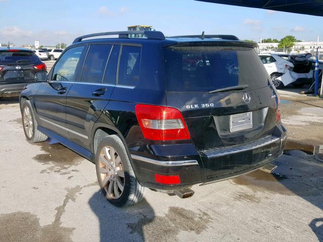 WDCGG8HB8AF467559 - 2010 MERCEDES-BENZ GLK 350 4M BLACK photo 3