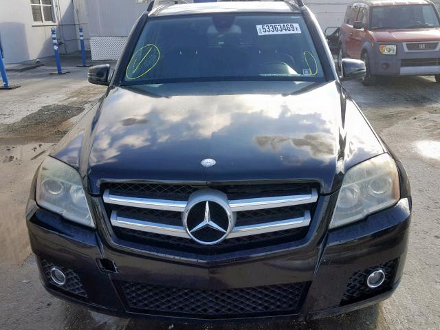 WDCGG8HB8AF467559 - 2010 MERCEDES-BENZ GLK 350 4M BLACK photo 9