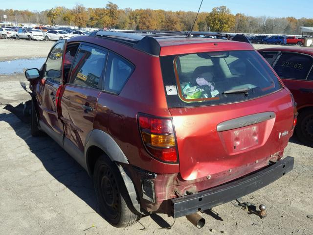 5Y2SL62813Z440556 - 2003 PONTIAC VIBE BURGUNDY photo 3