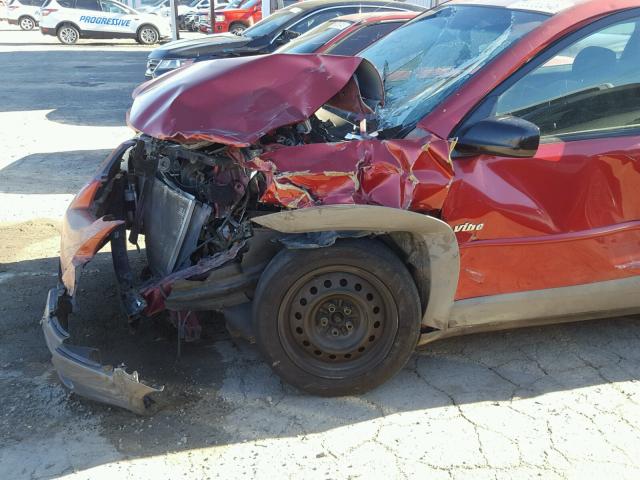 5Y2SL62813Z440556 - 2003 PONTIAC VIBE BURGUNDY photo 9