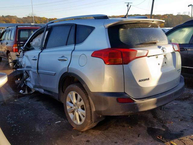 2T3DFREV3DW073485 - 2013 TOYOTA RAV4 LIMIT SILVER photo 3