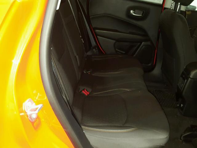 3C4NJDAB7JT100739 - 2018 JEEP COMPASS SP წითელი ფოტო 6