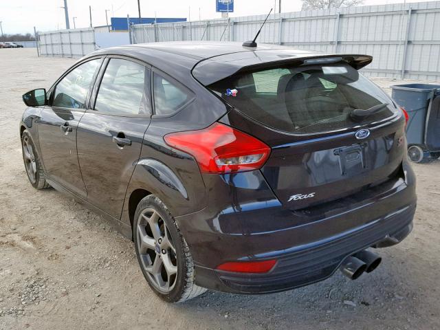 1FADP3L94JL277717 - 2018 FORD FOCUS ST BLACK photo 3