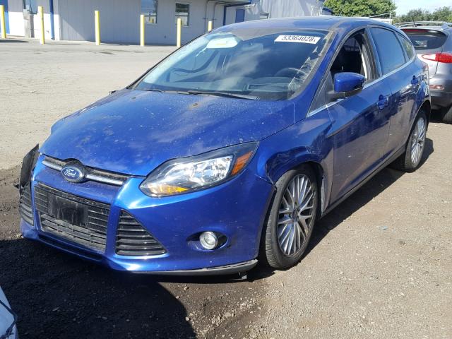 1FADP3N26DL195458 - 2013 FORD FOCUS TITA BLUE photo 2