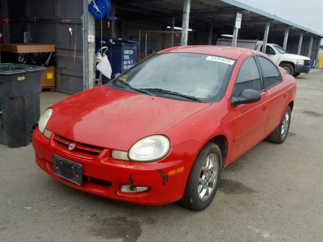 1B3ES56C72D572694 - 2002 DODGE NEON ES RED photo 2