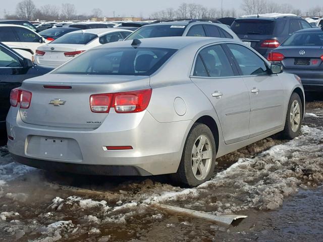 1G11B5SA5DF126612 - 2013 CHEVROLET MALIBU LS 银色 照片 4