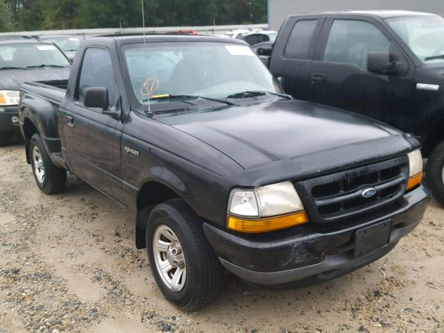 1FTYR10C1YTB01695 - 2000 FORD RANGER BLACK photo 1