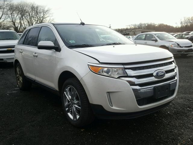 2FMDK4KC5DBA71950 - 2013 FORD EDGE LIMIT WHITE photo 1