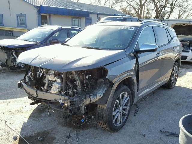 3GKALXEX2JL210148 - 2018 GMC TERRAIN DE GRAY photo 2