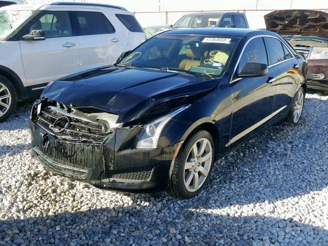 1G6AA5RAXE0135216 - 2014 CADILLAC ATS BLACK photo 2