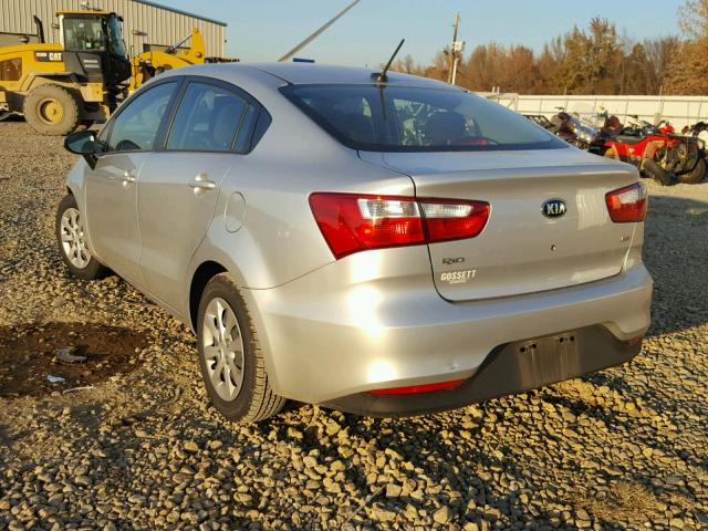 KNADM4A32G6585819 - 2016 KIA RIO LX SILVER photo 3