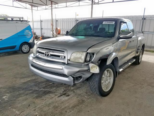 5TBRT34134S444200 - 2004 TOYOTA TUNDRA ACC SILVER photo 2