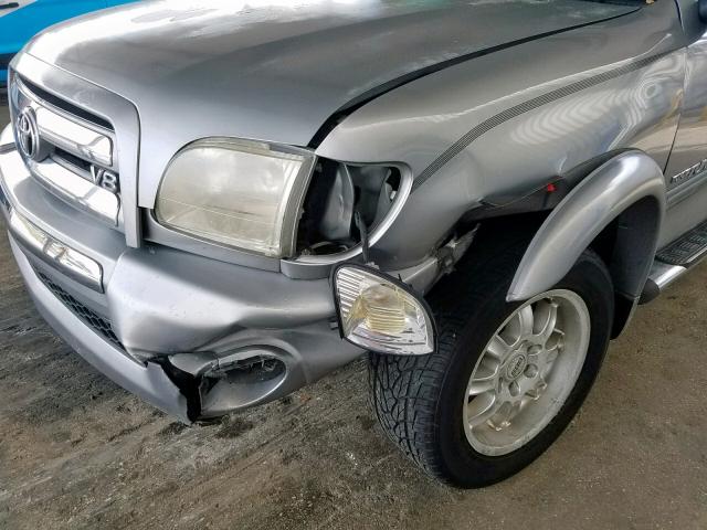 5TBRT34134S444200 - 2004 TOYOTA TUNDRA ACC SILVER photo 9