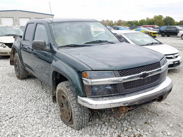 1GCDT136458274051 - 2005 CHEVROLET COLORADO GREEN photo 1