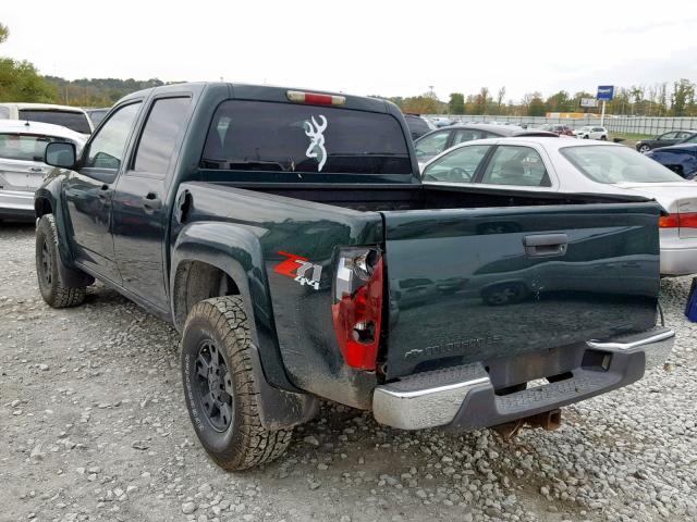 1GCDT136458274051 - 2005 CHEVROLET COLORADO GREEN photo 3