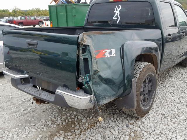 1GCDT136458274051 - 2005 CHEVROLET COLORADO GREEN photo 9