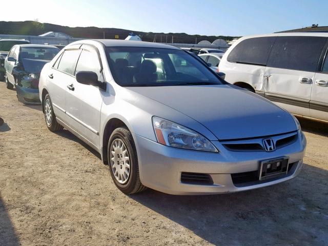 1HGCM55187A107478 - 2007 HONDA ACCORD VAL SILVER photo 1