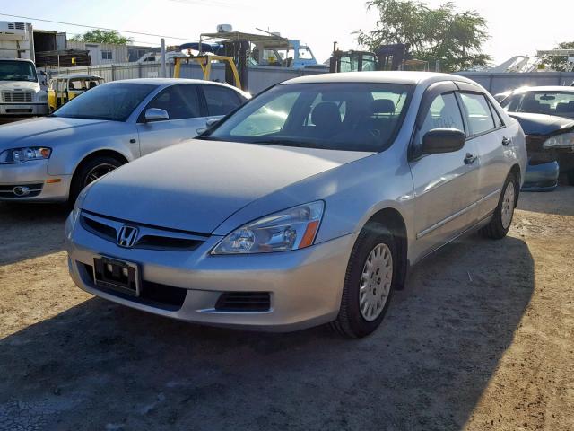 1HGCM55187A107478 - 2007 HONDA ACCORD VAL SILVER photo 2